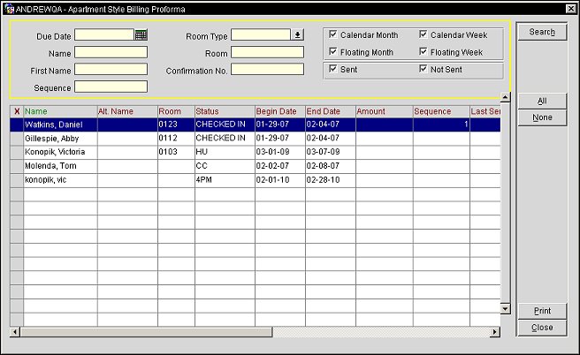 asb pro forma folios screen