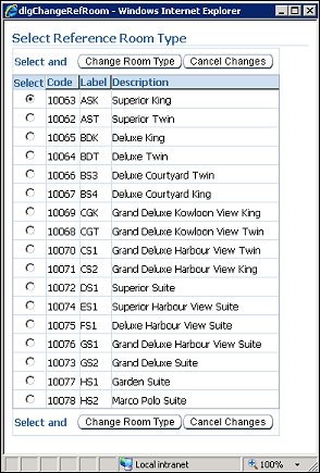 orms select reference room type