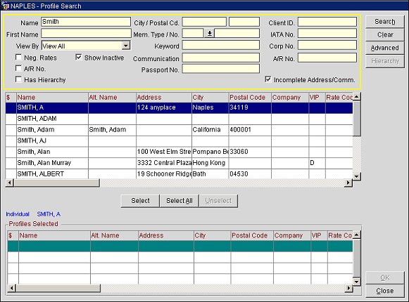 profile_search_screen_for_negotiated_rate_distribution